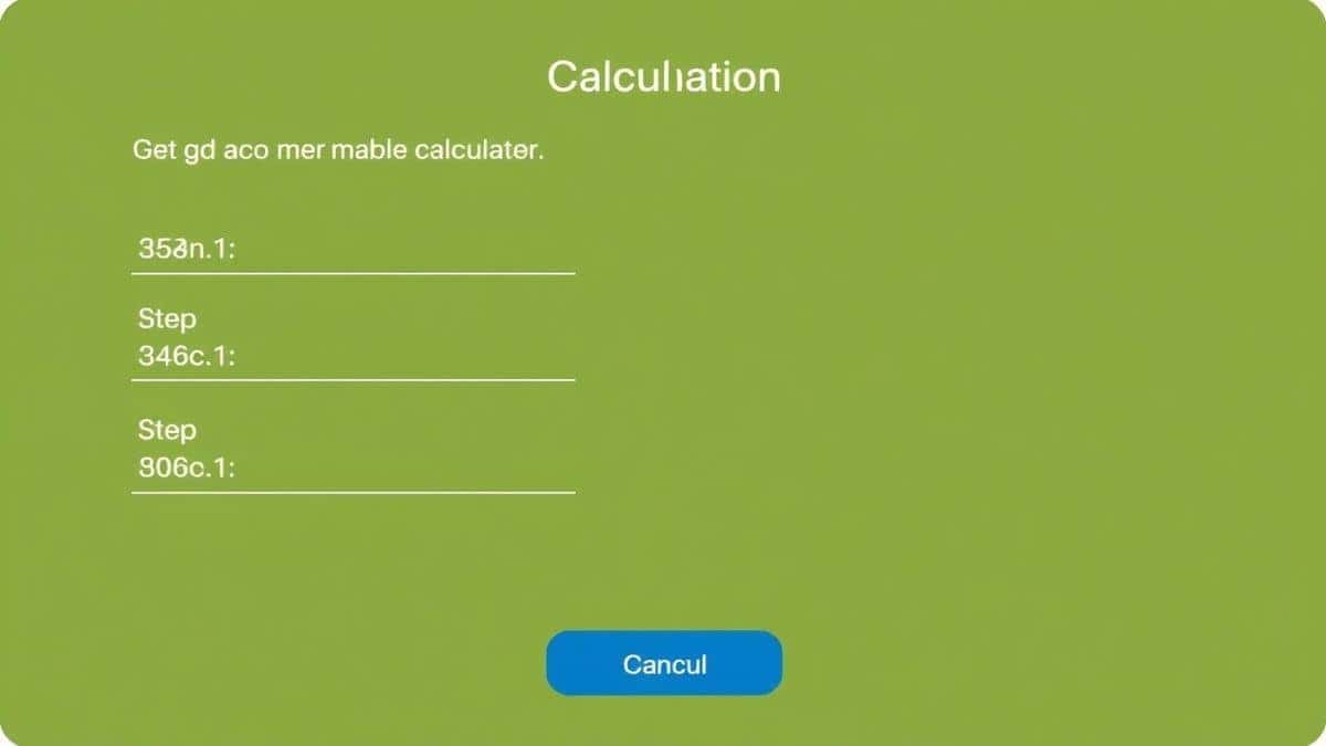 step by step calculator usage showing input fields and calculation button step by step calculator usage showing input fields and calculation button