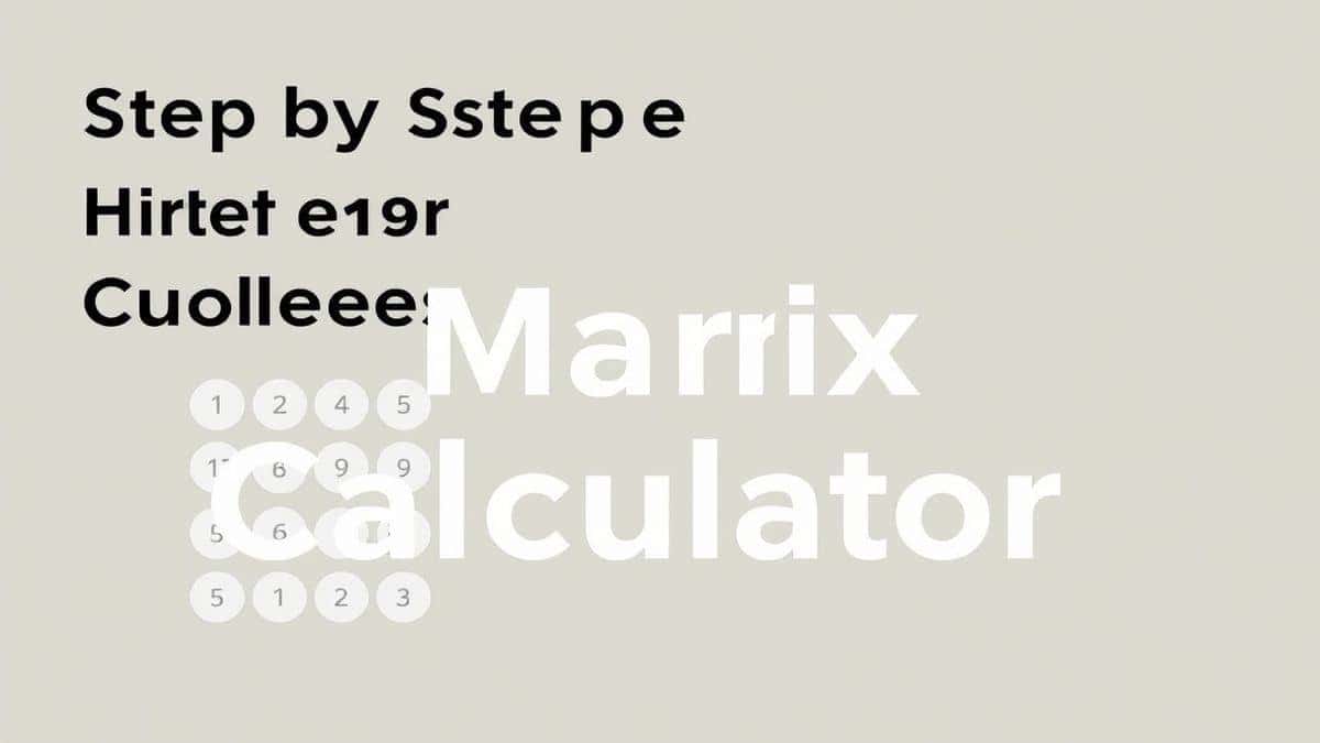 step by step guide for using matrix calculator online tool step by step guide for using matrix calculator online tool