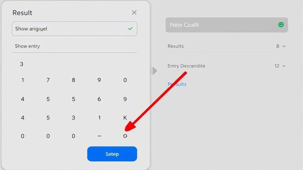 step by step calculator usage showing data entry and results step by step calculator usage showing data entry and results