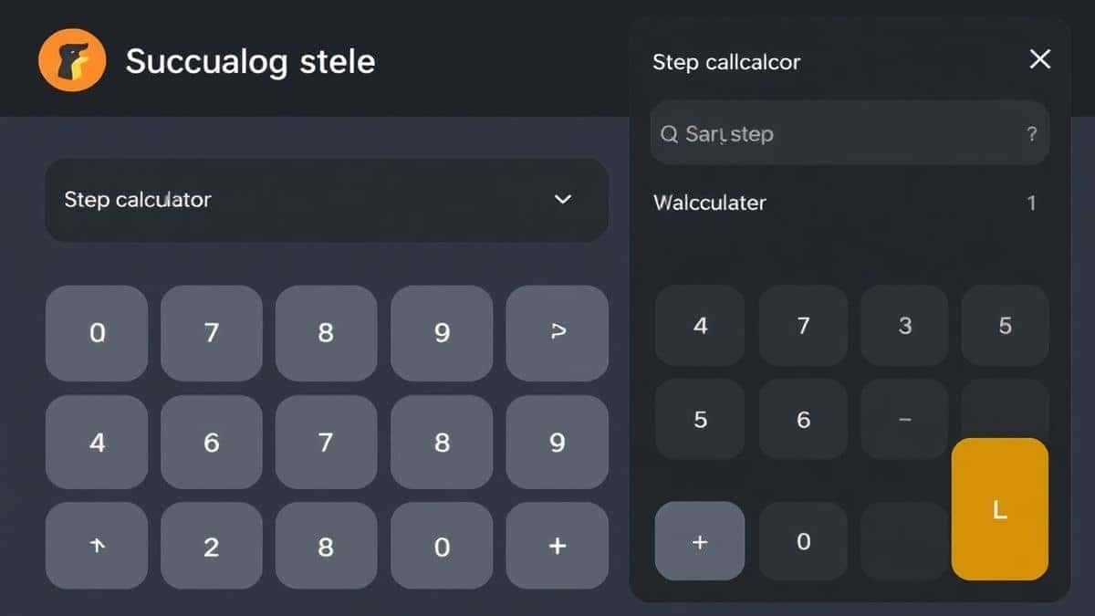 step by step calculator usage interface step by step calculator usage interface