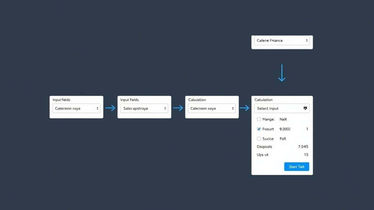 visual step by step guide showing input fields and calculation process visual step by step guide showing input fields and calculation process