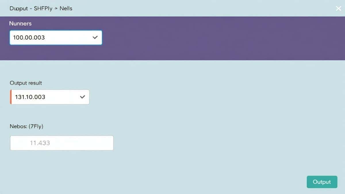 Screenshot of the Roman Numerals Converter tool interface showing an input field and output result