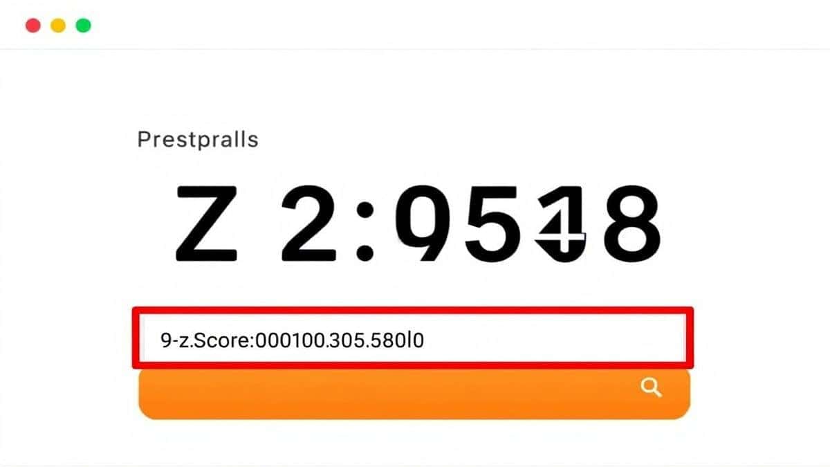 online calculator result preview showing z-score output